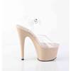 Pleaser - ADORE708 Sandale à bride à la cheville - Transparent/Marron Product image